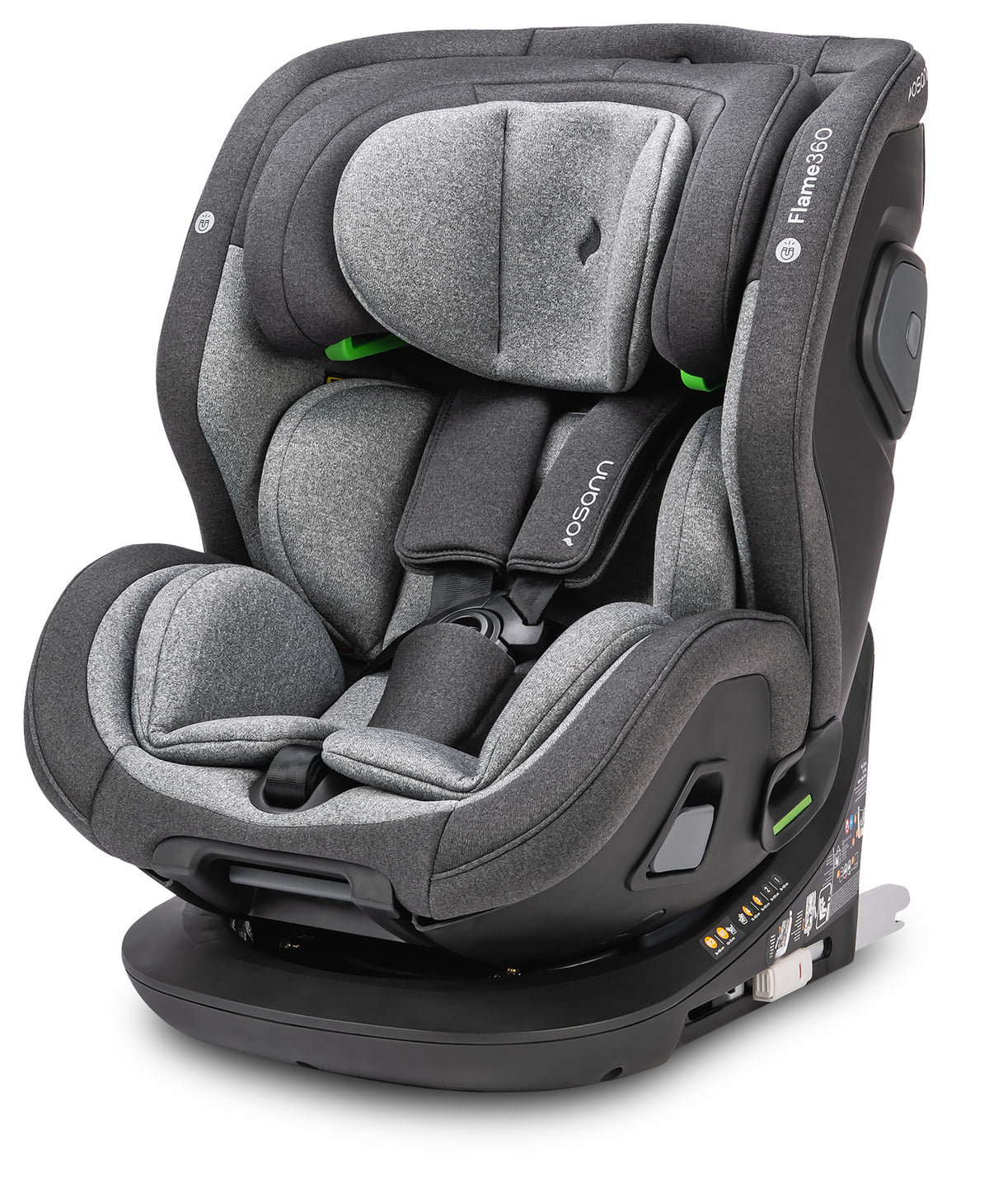 Seggiolino auto FLAME360 iSize da 40 cm a 150 cm EX EXPO