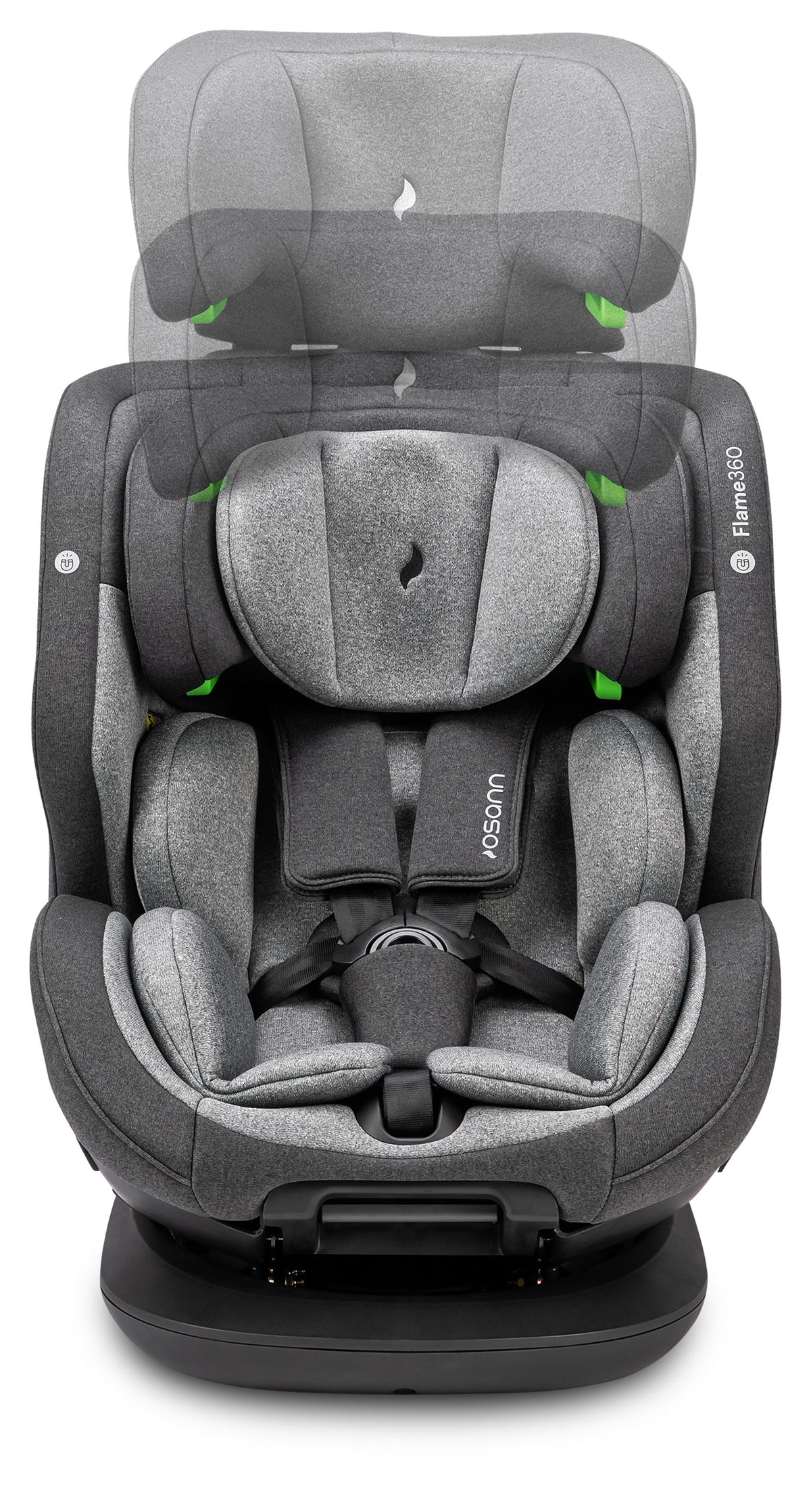 Seggiolino auto FLAME360 iSize da 40 cm a 150 cm EX EXPO