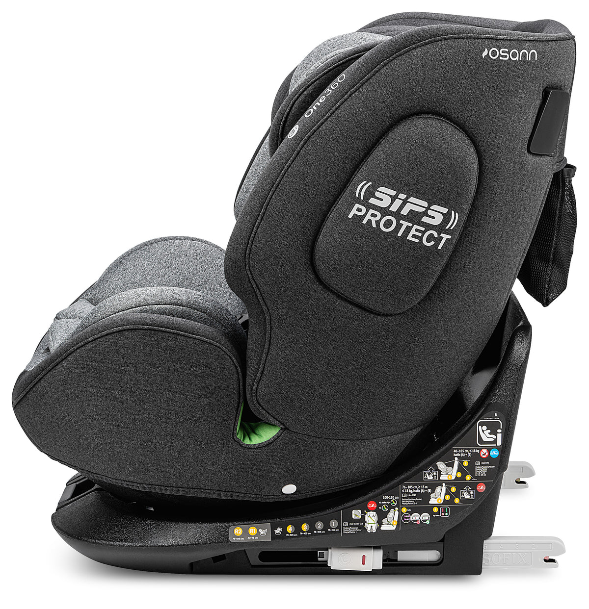 Seggiolino auto ONE360 iSize da 40 a 150 cm