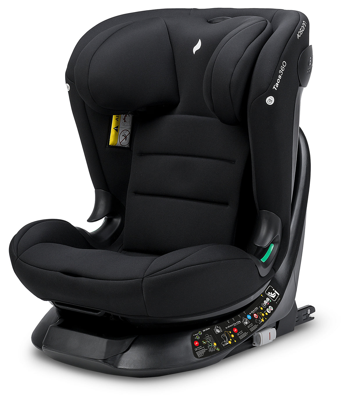 Seggiolino auto TAOS360 iSize da cm 40 a cm 150 altezza bambino - Dalla nascita a circa 12 anni