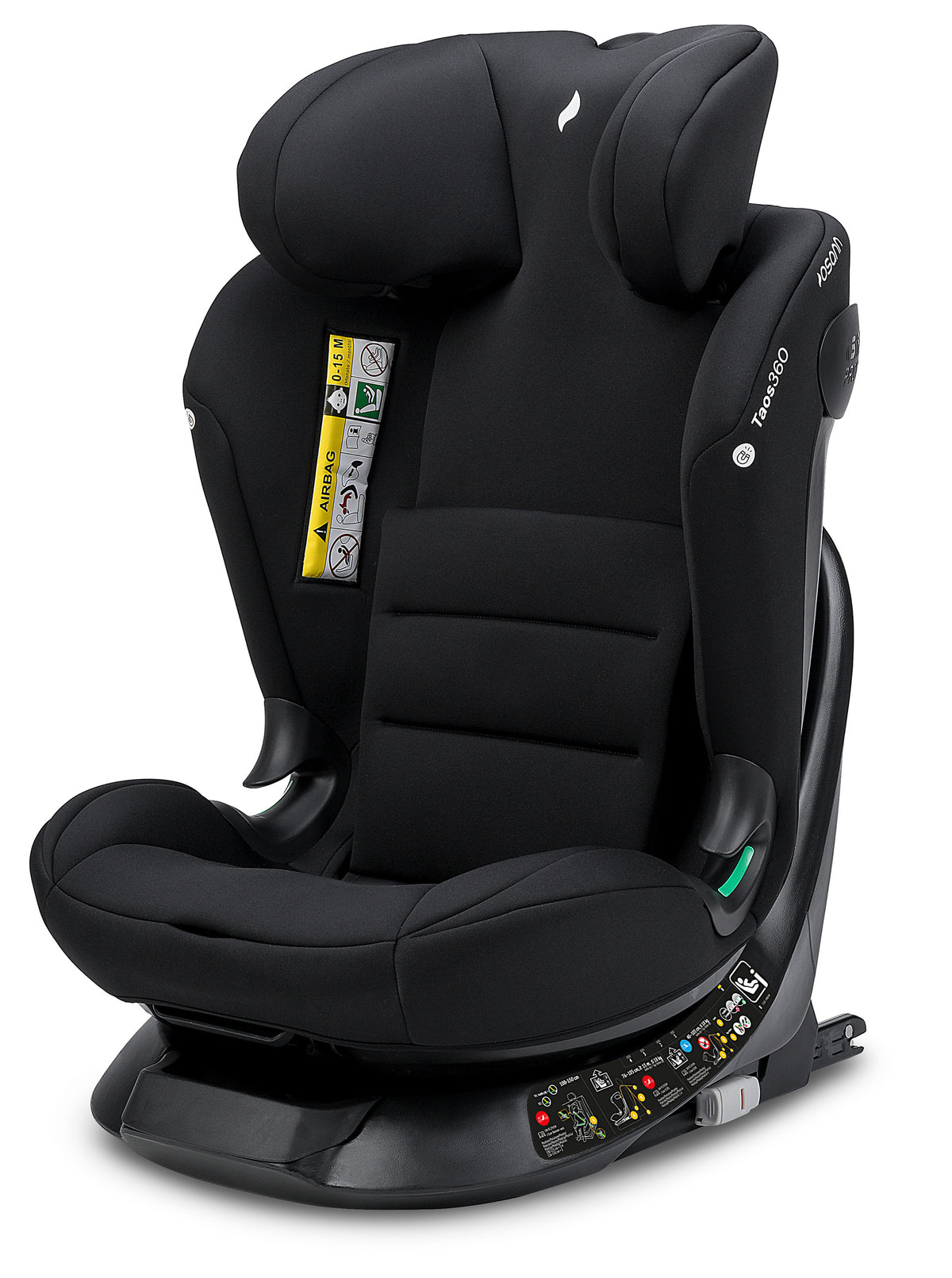 Seggiolino auto TAOS360 iSize da cm 40 a cm 150 altezza bambino - Dalla nascita a circa 12 anni