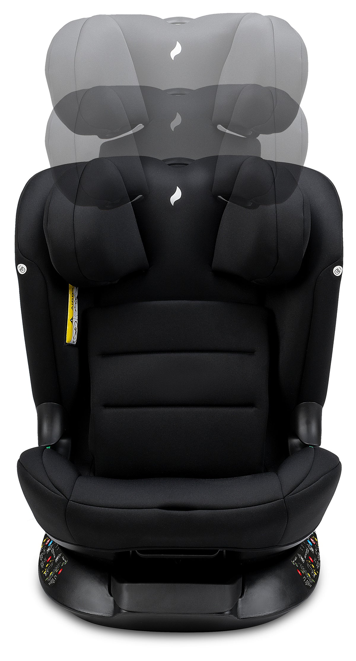 Seggiolino auto TAOS360 iSize da cm 40 a cm 150 altezza bambino - Dalla nascita a circa 12 anni
