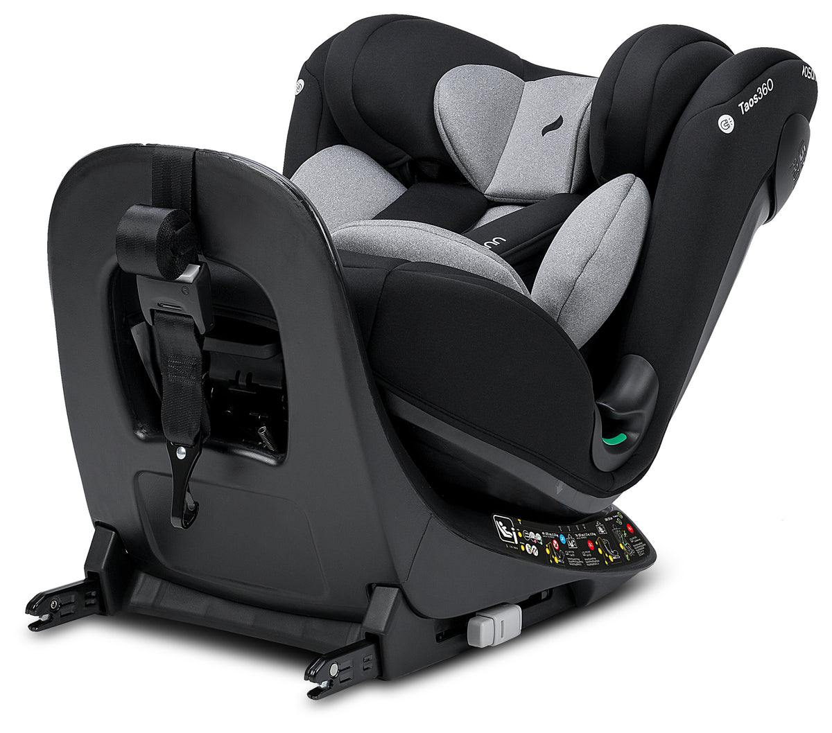 Seggiolino auto TAOS360 iSize da cm 40 a cm 150 altezza bambino - Dalla nascita a circa 12 anni