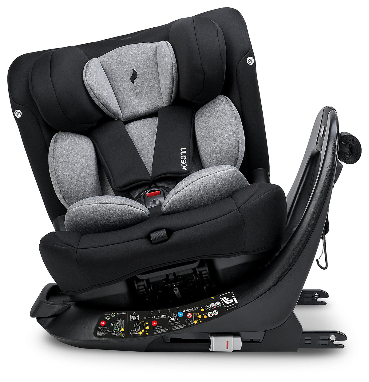 Seggiolino auto TAOS360 iSize da cm 40 a cm 150 altezza bambino - Dalla nascita a circa 12 anni