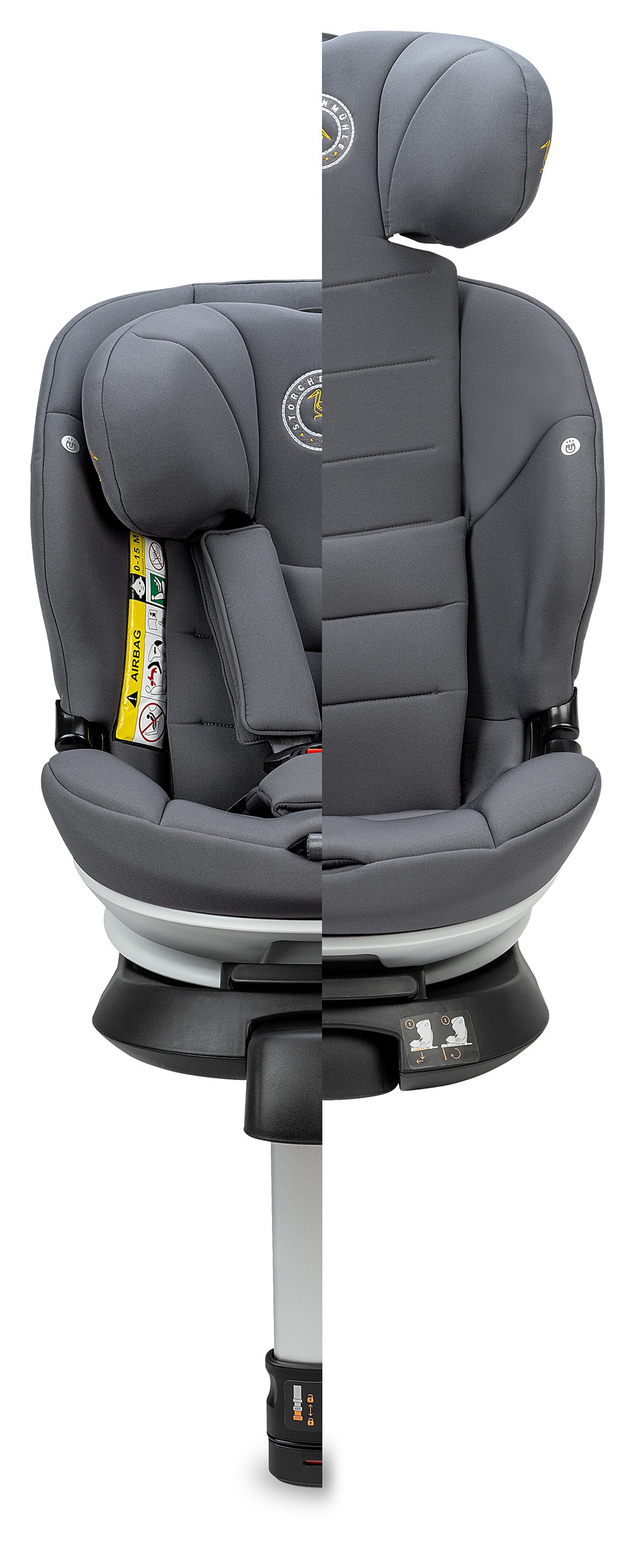 Seggiolino Auto Niki Kid 76 - 150 cm iSize Storchenmuhle